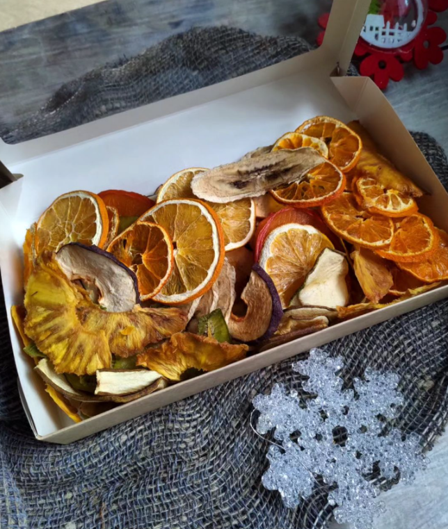 Микс фруктовых чипсов, 100 гр.
